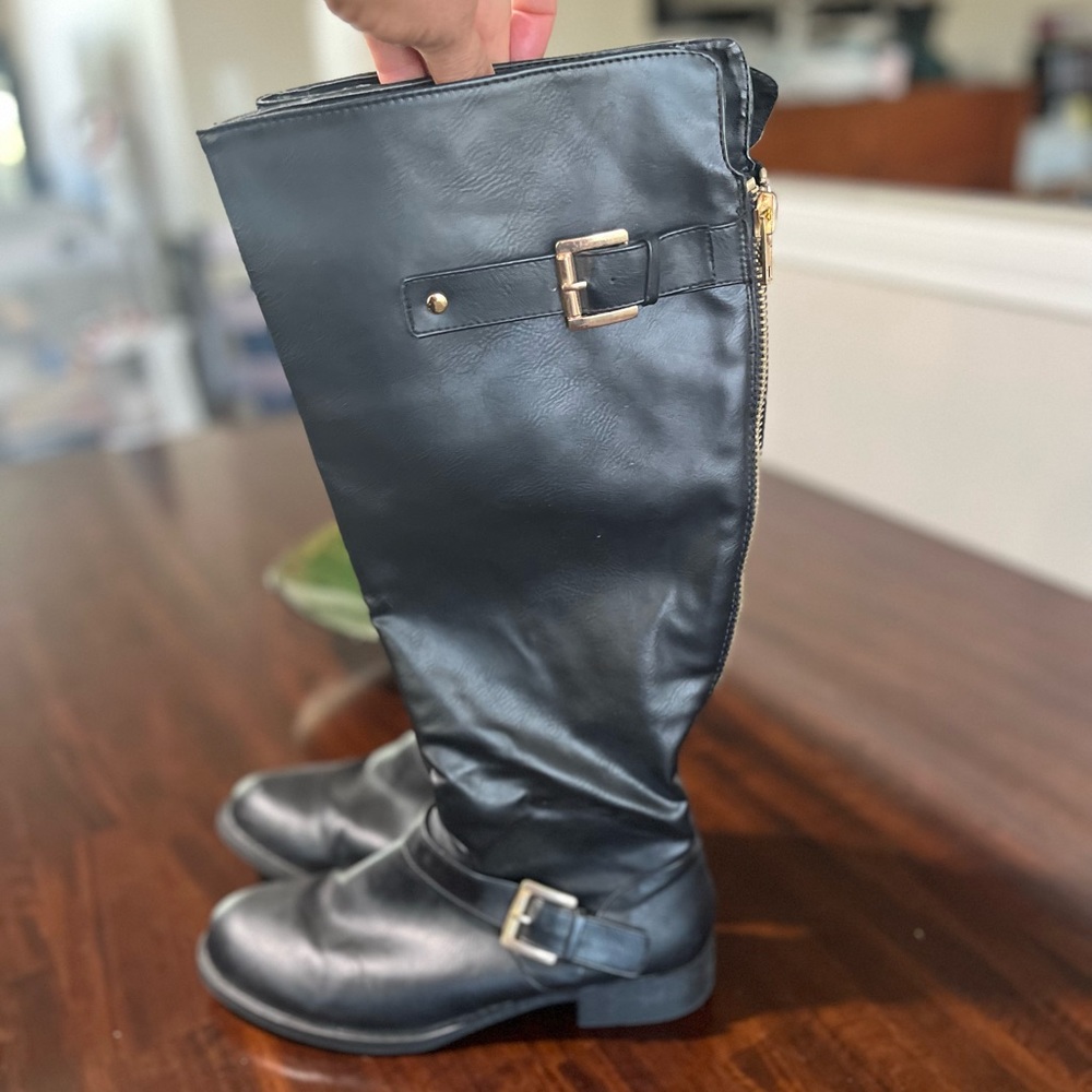 Stylish knee-high boots